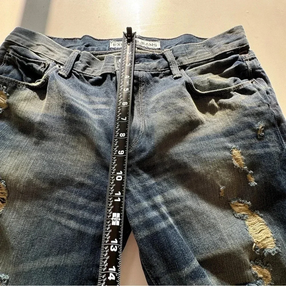 Express || Men's Rocco Slim Fit Skinny Edgy Distressing Late Y2K Vibe Sz 33X32